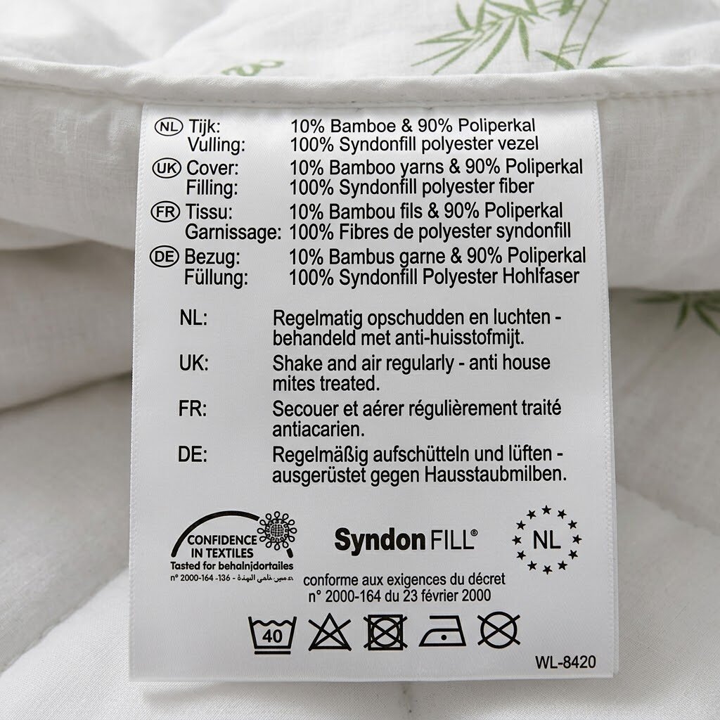 Beau Maison Bamboe Dekbed Anti-Allergisch