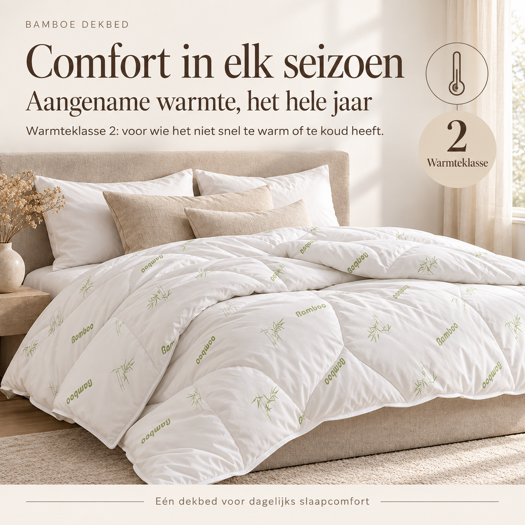 Beau Maison Bamboe Dekbed Anti-Allergisch