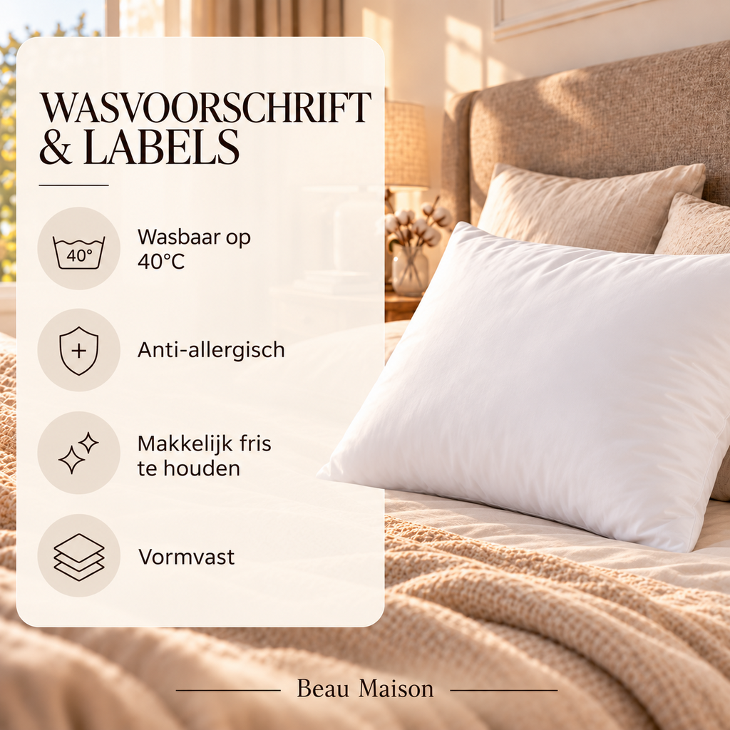 Beau Maison Basic Hoofdkussen