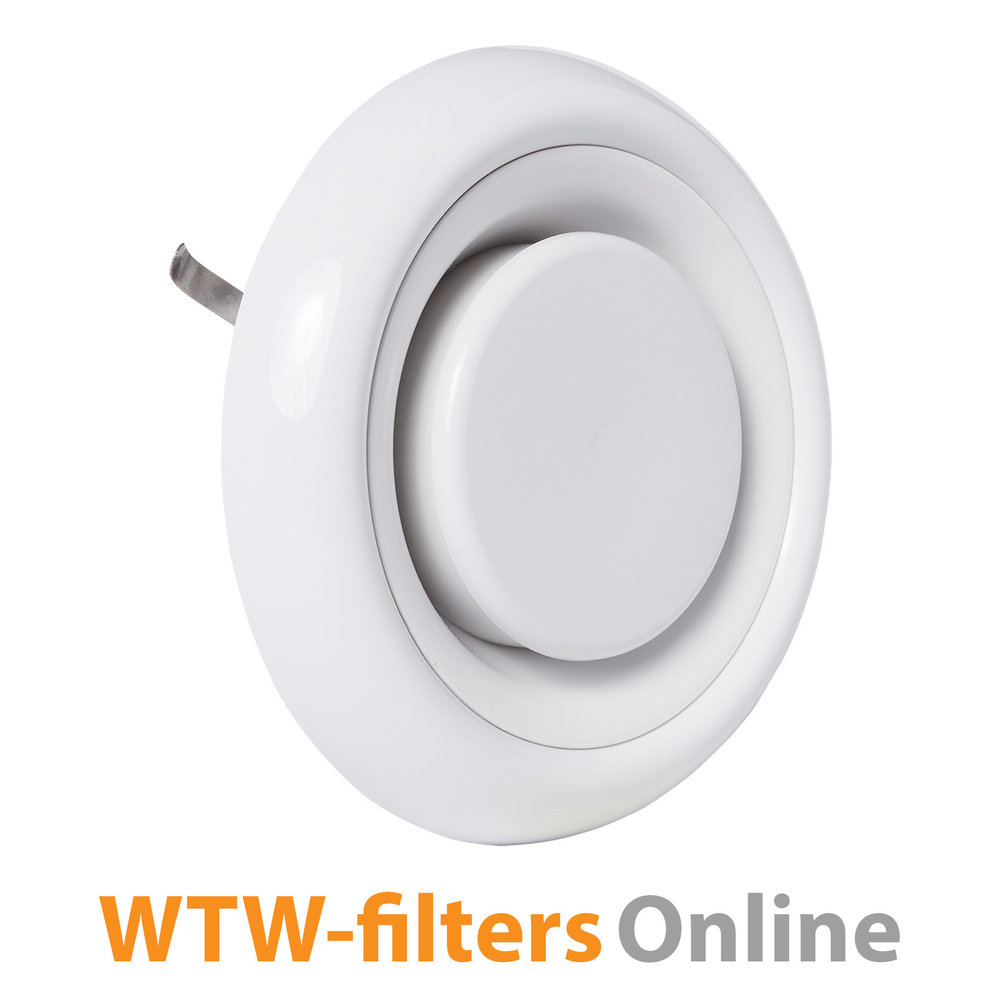 WTW-filtersOnline Toevoerventiel Ø 100 mm. kunststof