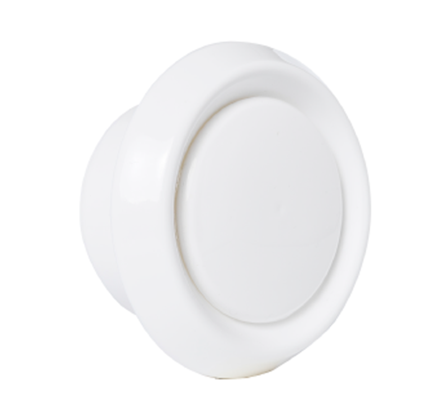 Afvoerventiel Ø 125 mm. kunststof