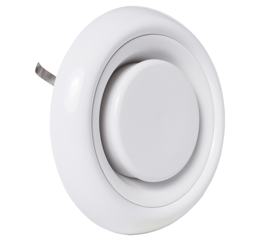 supply air valve Ø 125 mm. plastic