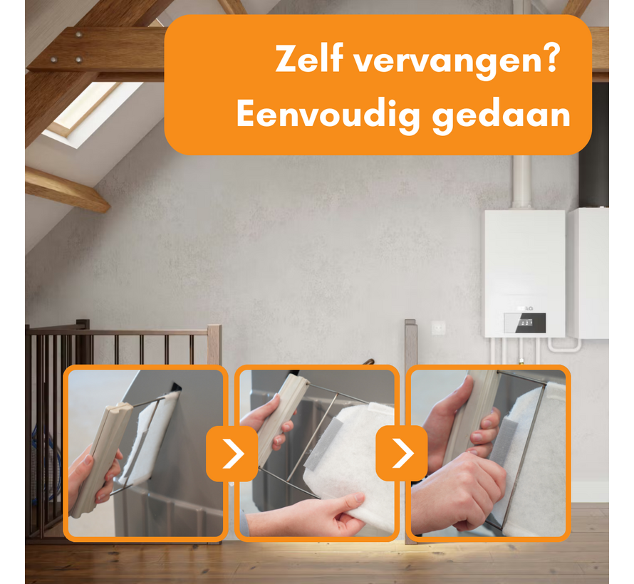 Zehnder WHR 90/91 - Unit na 2001 - Filterklasse G3