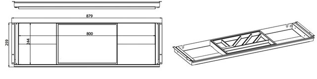 Pennenlade Ultra Thin Large met slot