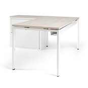 Hoekbureau PP Design Store wit