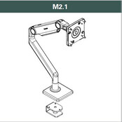 Monitorarm Humanscale M2.1 Enkel