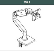 Monitorarm Humanscale M8.1 Enkel