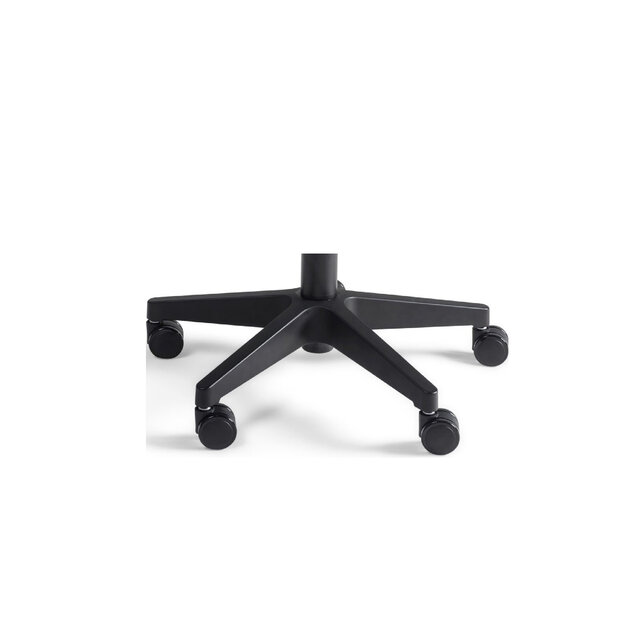 Werkkruk Tabouret stof laag zwart