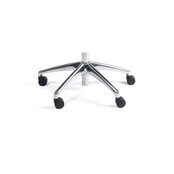 Werkstoel nylon laag aluminium