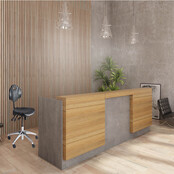 Werkstoel nylon laag aluminium