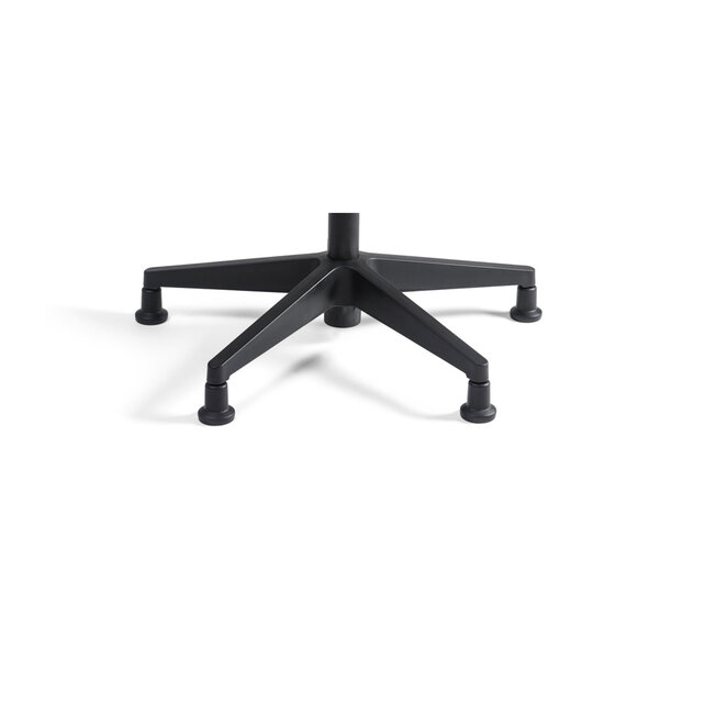 Werkstoel nylon hoog zwart