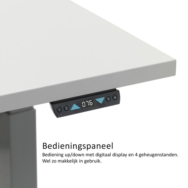 Zit-sta bureau InMotion aluminium frame