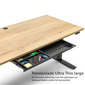 Zit-sta bureau InMotion zwart frame