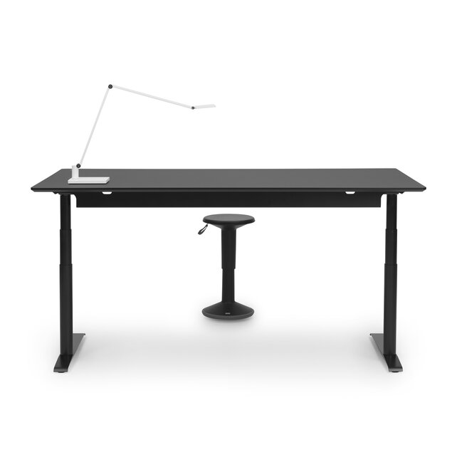 Zit sta bureau Invito zwart | Jet black