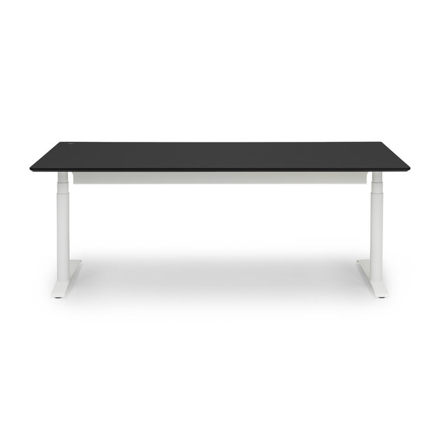 Zit sta bureau Invito wit | Jet black