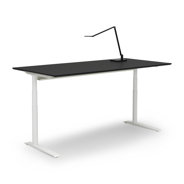 Zit sta bureau Invito wit | Jet black