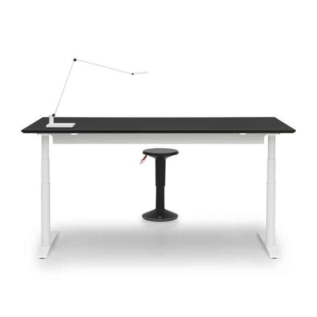 Zit sta bureau Invito wit | Jet black