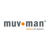 Zit-sta werkkruk Muvman Factory Zwart Zit-sta werkkruk Muvman Factory Zwart