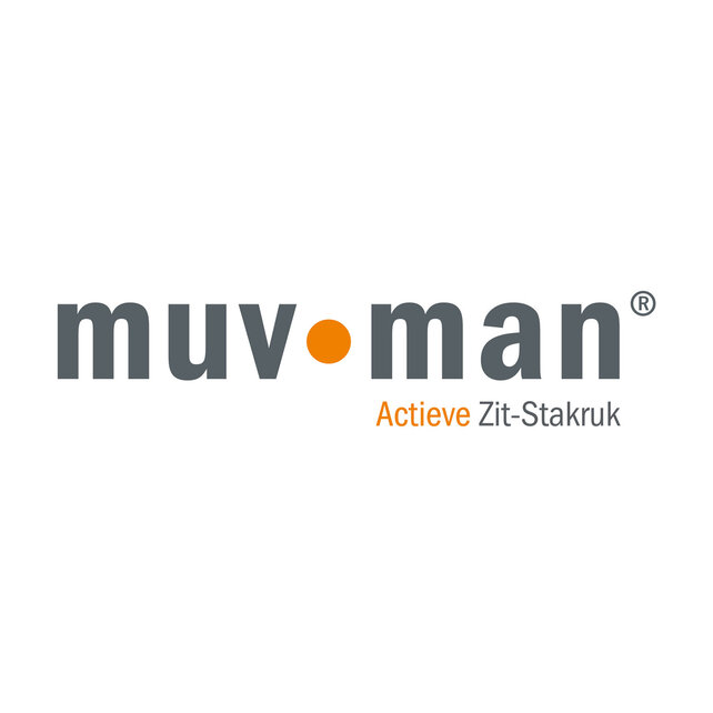 Zit-sta werkkruk Muvman Factory Zwart Zit-sta werkkruk Muvman Factory Zwart