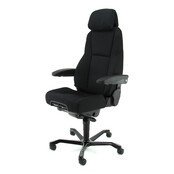 24-uurs bureaustoel KAB K4 Storm zwart