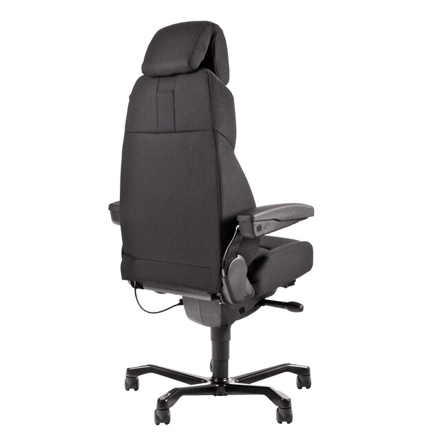 24-uurs bureaustoel KAB K4 Storm zwart