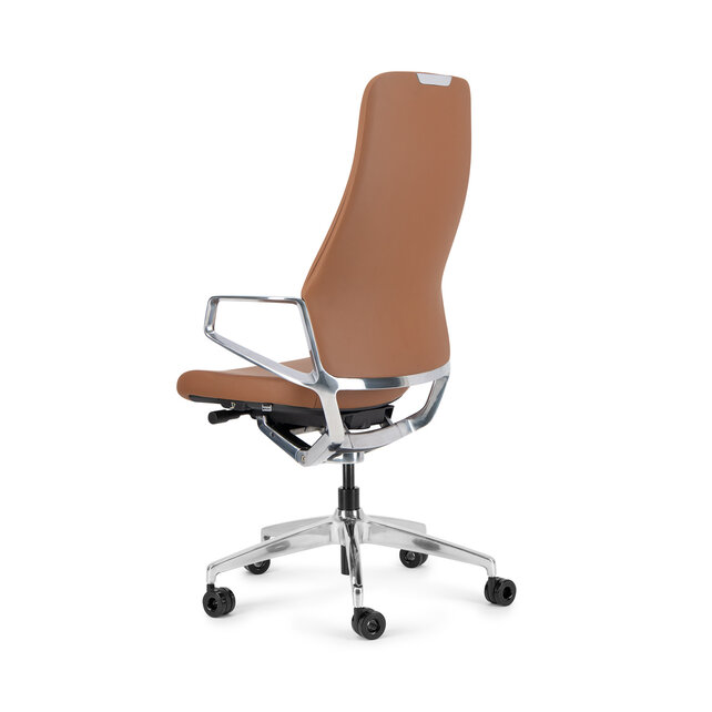 Bureaustoel Deasc. Solo | leer cognac