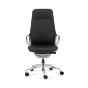 Bureaustoel Deasc. Solo | leer zwart Bureaustoel Deasc. Solo | leer zwart