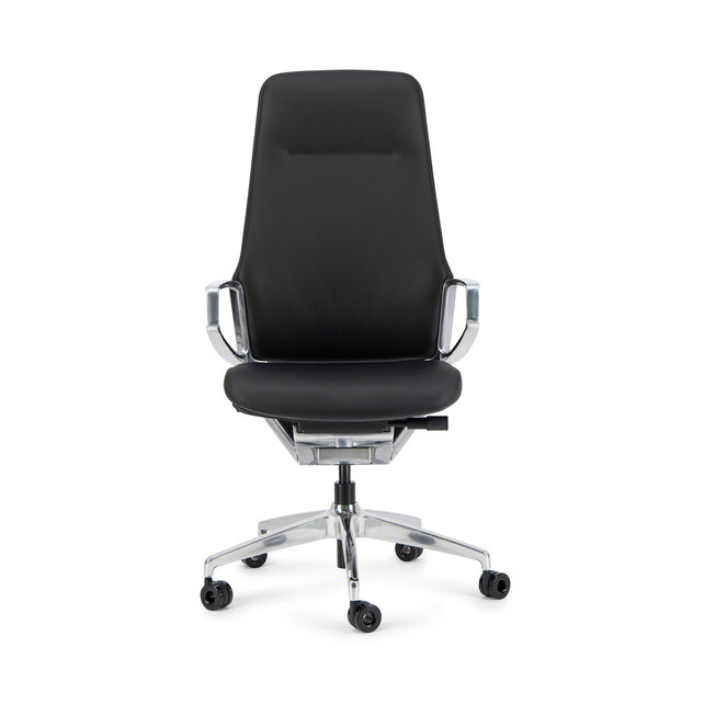 Bureaustoel Deasc. Solo | leer zwart Bureaustoel Deasc. Solo | leer zwart