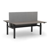 Duo zit sta bureau Flow zwart