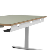 Zit sta bureau Deasc. One linoleum wit frame