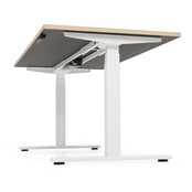 Zit sta bureau Deasc. One linoleum wit frame