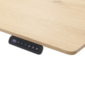 Zit sta bureau Deasc. One Oak Black | Natural Oak