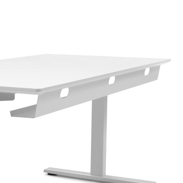 Zit sta bureau Flow Fenix White