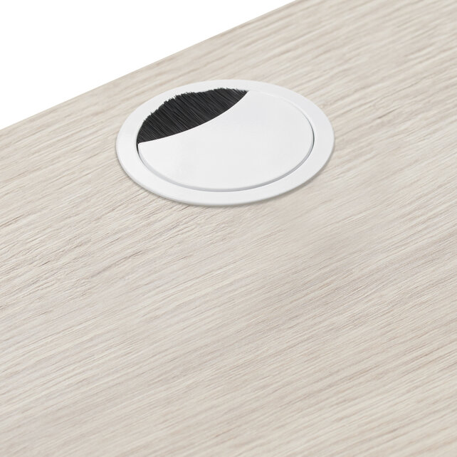 Zit sta bureau Flow Fenix White