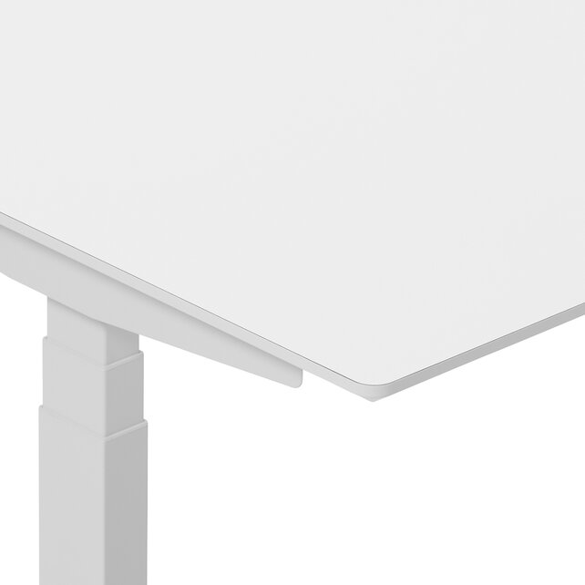 Zit sta bureau Flow Fenix White