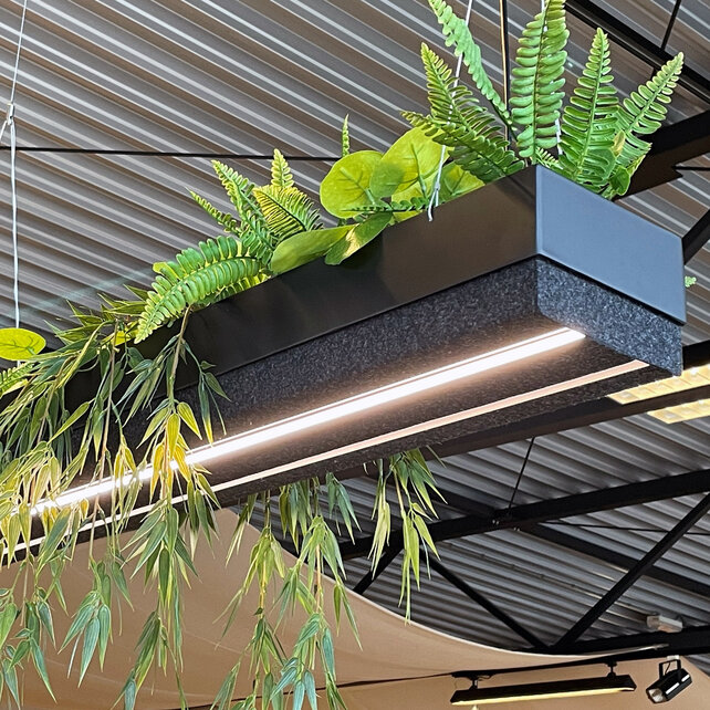 Deasc. Greenlight hanglamp met plant