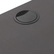 Zit sta bureau Deasc. One linoleum zwart frame