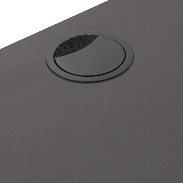 Zit sta bureau Deasc. One linoleum zwart frame