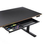 Zit sta bureau Deasc. One linoleum zwart frame