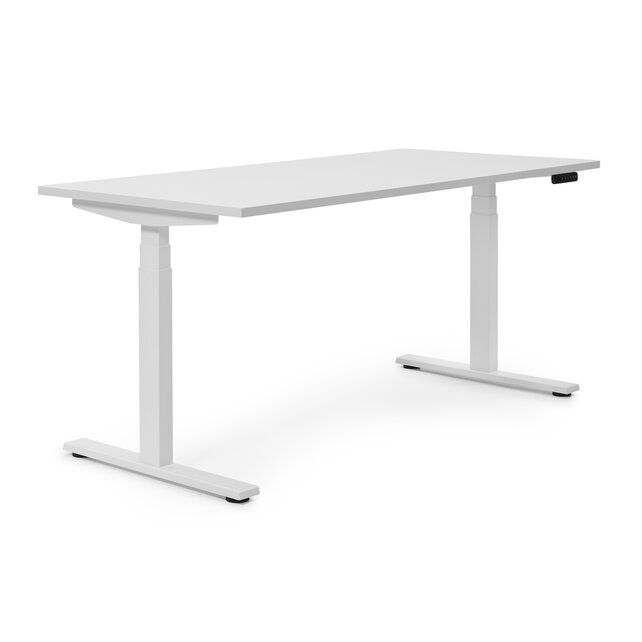 Zit-sta bureau Flow wit frame