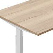 Zit-sta bureau Flow wit frame