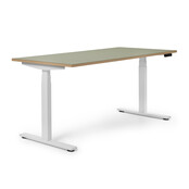 Zit sta bureau Deasc. One linoleum wit frame