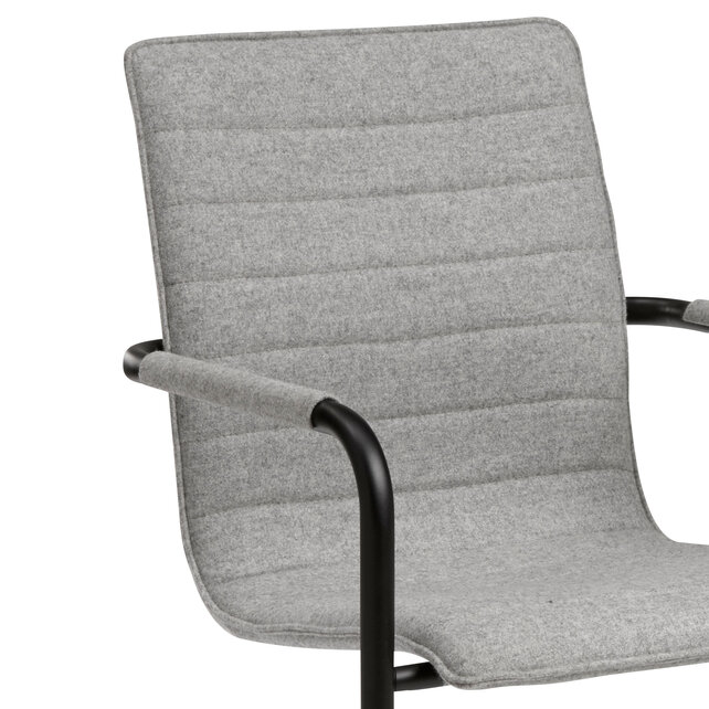 Vergaderstoel MY workplace 04 Design zwart - grijs