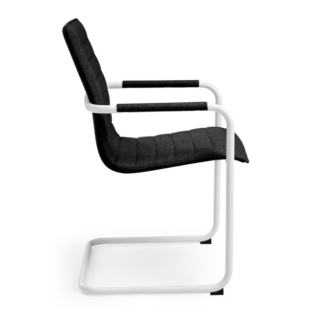 Vergaderstoel MY workplace 04 Design wit - zwart