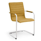 Vergaderstoel MY workplace 04 Design wit - geel