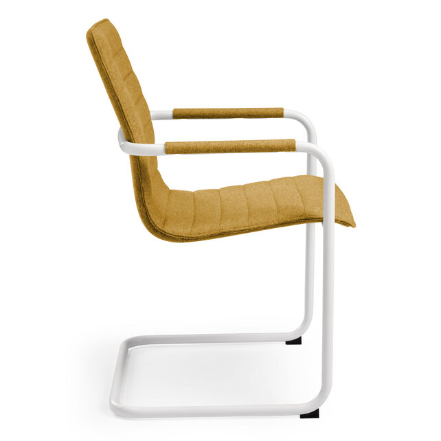 Vergaderstoel MY workplace 04 Design wit - geel