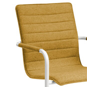 Vergaderstoel MY workplace 04 Design wit - geel