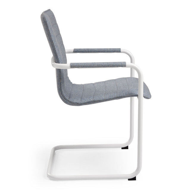 Vergaderstoel MY workplace 04 Design wit - blauw