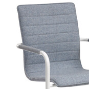 Vergaderstoel MY workplace 04 Design wit - blauw