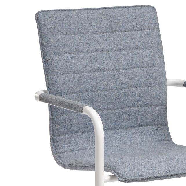 Vergaderstoel MY workplace 04 Design wit - blauw